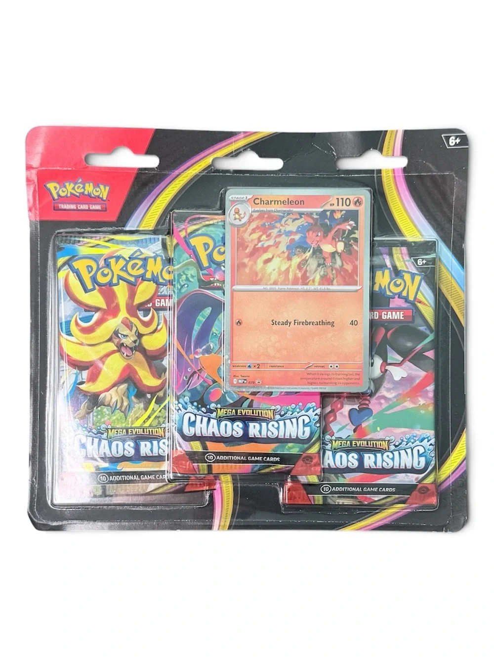 Pokémon Chaos Rising Booster Pack Bundle with Charmeleon Promo